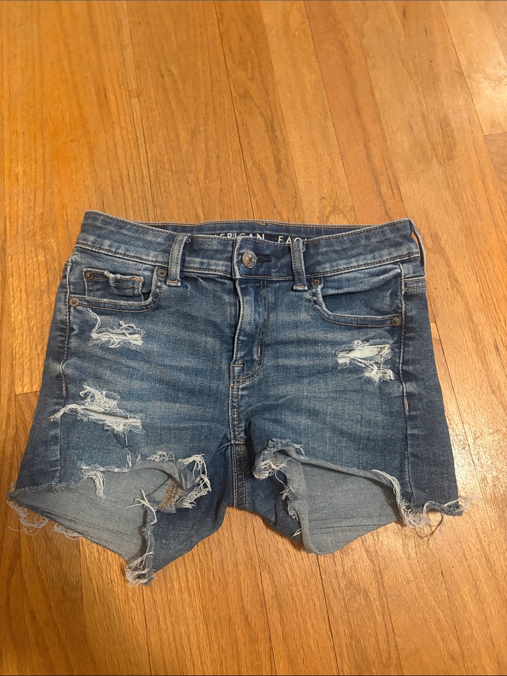American Eagle Distressed Denim Shorts